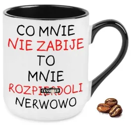 kubek-elegant-czarny-na-smieszny-prezent-co-mnie-nie-zabije-wzory