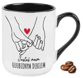 kubek-elegant-czarny-na-smieszny-prezent-jestes-moim-ulubionym-debilem