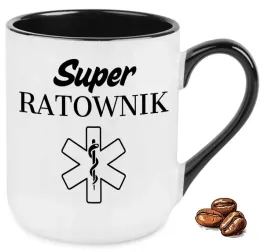 kubek-elegant-czarny-dla-super-ratownika-na-prezent-upominek-duzy-wybor