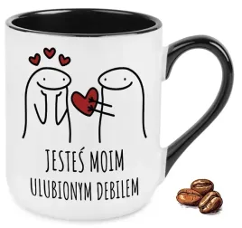 kubek-elegant-czarny-jestes-moim-ulubionym-debilem-na-prezent-duzy-wybor