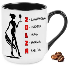 kubek-elegant-czarny-na-smieszny-prezent-dla-kobiety-zolza-wzory