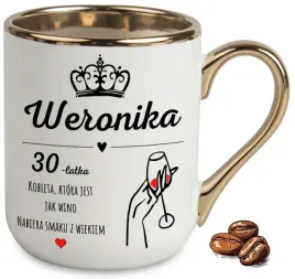 kubek-elegant-bialo-zloty-na-prezent-na-30-tke-kobieta-jest-jak-wino-imie