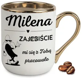 kubek-elegant-bialo-zloty-na-prezent-za-iscie-mi-sie-z-toba-imie