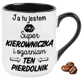 kubek-elegant-czarny-ja-tu-jestem-super-kierowniczka-na-prezent-upominek