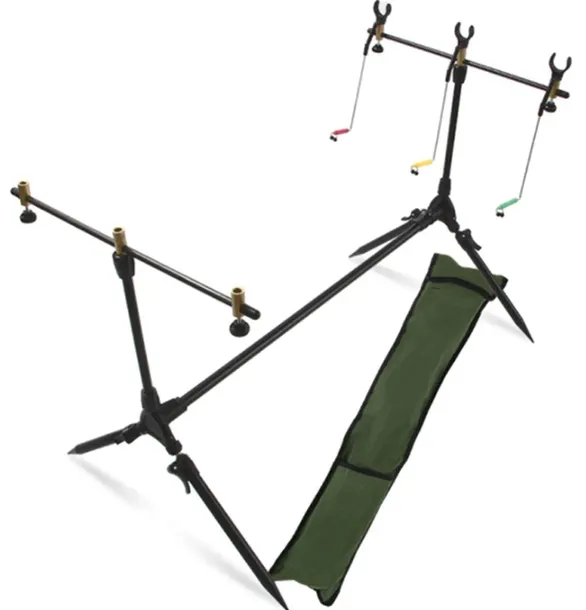 PHOENIX STANOWISKO KARPIOWE ROD POD NA 3 WĘDKI + 3 MINI SWINGERY, STABILNY