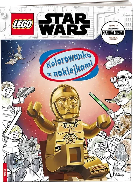 LEGO STAR WARS KOLOROWANKA Z NAKLEJKAMI NA-6303 - Opracowanie zbiorowe