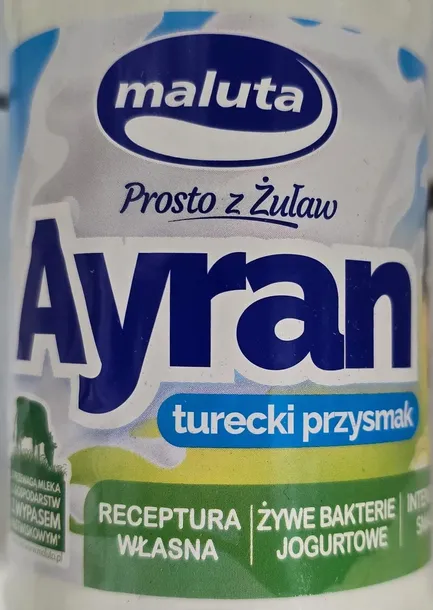 maluta-ayran-butelka-400-g-stan-nowy