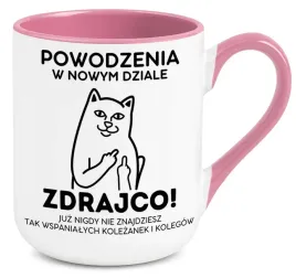 kubek-rozowy-elegant-na-prezent-powodzenia-w-nowym-dziale-zdrajco