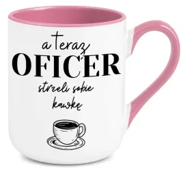 kubek-rozowy-elegant-na-prezent-a-teraz-oficer-strzeli-sobie-kawke-wzory