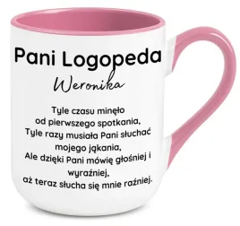 kubek-rozowy-elegant-na-prezent-dla-logopedy-upominek-wzory-imie