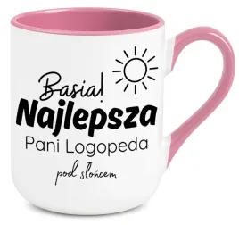 kubek-rozowy-elegant-na-prezent-dla-najlepszego-logopedy-pod-sloncem-imie