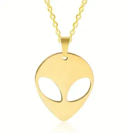 naszyjnik-wisiorek-kosmita-zloty-twarz-kosmity-alien-istota-pozaziemska