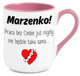 kubek-rozowy-elegant-na-prezent-praca-bez-ciebie-juz-nigdy-nie-bedzie-imie