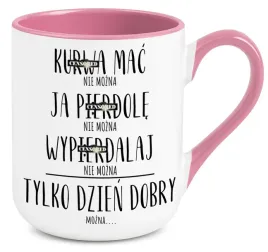 kubek-rozowy-elegant-na-prezent-k-wa-mac-nie-mozna-tylko-dzien-dobry-mozna