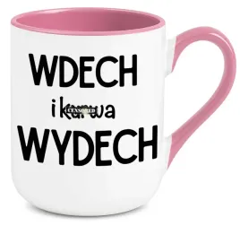kubek-rozowy-elegant-na-prezent-wdech-i-k-wa-wydech-smieszne-wzory