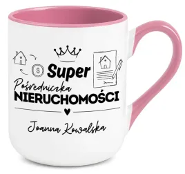 kubek-rozowy-elegant-na-prezent-dla-super-posredniczki-nieruchomosci-imie