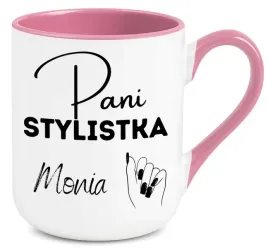 kubek-rozowy-elegant-na-prezent-dla-pani-stylistki-paznokci-wzory-imie