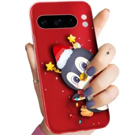 etui-do-google-pixel-8-pro-wzory-swieta-christmas-mikolaj-pingwin-obudowa