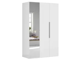 szafa-trzydrzwiowa-black-red-white-flex-150-cm-z-lustrem-4-szuflady-bialy