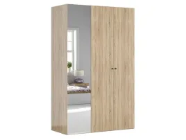 szafa-trzydrzwiowa-black-red-white-flex-150-cm-z-lustrem-dab-sonoma