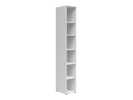 waski-regal-na-ksiazki-slupek-6-polek-stojacy-multido-30cm-bialy