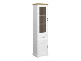witryna-stojaca-mebelbos-riva-52-cm-wysoka-213-cm-z-szuflada-bialy-dab