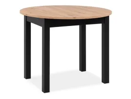 stol-okragly-rozkladany-brw-coburg-100-140-cm-dab-artisan-czarny