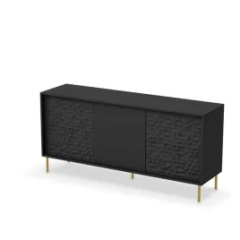 komoda-do-salonu-halmar-bullet-km-1-155x73-cm-czarna-matowa-na-nozkach