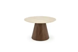 stol-okragly-halmar-pireus-120-cm-marmur-lakierowany-mdf-orzech-trawertyn