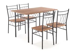 stol-z-krzeslami-halmar-faust-110x70-cm-4-krzesla-dab-naturalny