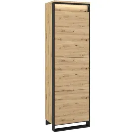 szafa-slupek-lenart-quant-60-cm-dab-artisan-czarna-push-to-open-led
