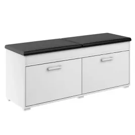 szafka-na-buty-agat-meble-fala-100-cm-z-siedziskiem-bialy-czarny