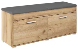 szafka-na-buty-agat-meble-fala-100-cm-z-siedziskiem-dab-zloty-szary
