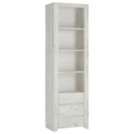 regal-na-ksiazki-meble-wojcik-angel-56-cm-dab-white-craft-3-szuflady