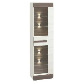 witryna-stojaca-ml-meble-blanco-55-cm-sosna-sniezna-new-grey-oswietlenie