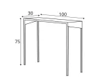 konsola-100-obroos-metal-material-metal