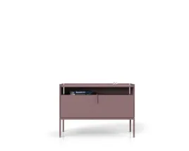 komoda-na-nozkach-deal-meble-mono-100-cm-z-szuflada-rozowa-do-salonu