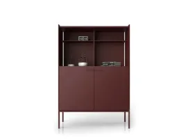 komoda-wysoka-demi-100x145-cm-z-drzwiami-i-polkami-do-salonu-bordo