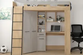 lozko-pietrowe-antresola-3w1-z-szafa-biurkiem-dab-cermona-beton-fix-cr