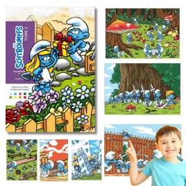 kolorowanki-coloriages-mysteres-disney-smerfy-tom-2-koloruj-swiat-smerfow