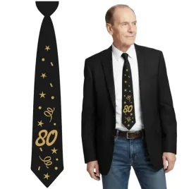 krawat-80-urodziny-glamour-birthday-czarny-43-cm