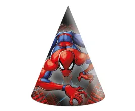czapeczki-papierowe-urodozinowe-na-gumce-spiderman-6-szt-dla-dzieci