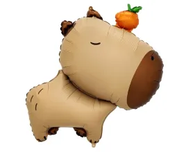 balon-foliowy-kapibara-z-pomarancza-47x64-cm
