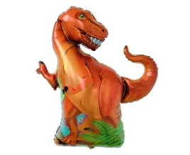 balon-foliowy-dinozaur-dino-t-rex-pomaranczowy-66x59-cm