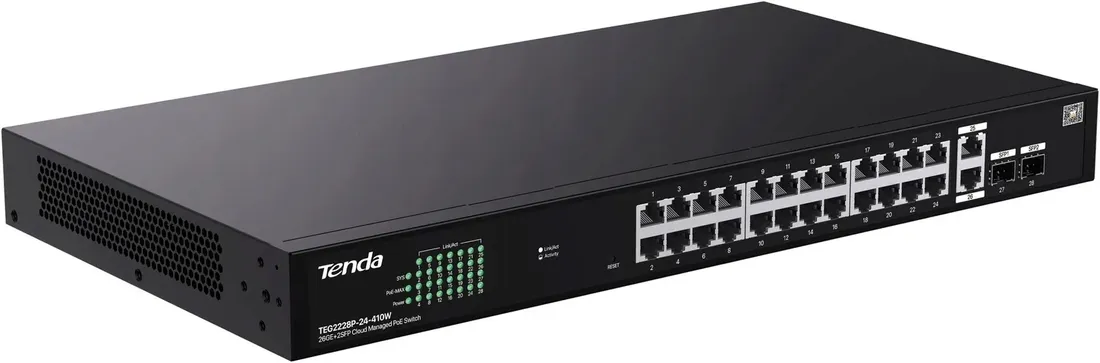switch-poe-tenda-teg2228p-24-410w-stan-nowy
