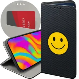 etui-z-klapka-do-oppo-reno-8t-wzory-usmiech-smile-emoji-futeral-pokrowiec