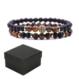 zestaw-2-bransoletek-czarna-i-brazowa-elegancki-z-zlotym-elementem-box