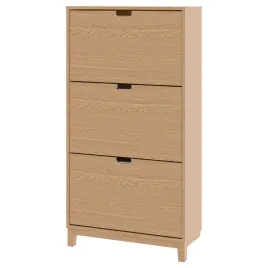 ikea-stall-szafka-na-buty-3-przegrody-79x29x148-cm-okl-dab