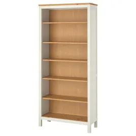 ikea-hemnes-regal-90x197-cm-biala-bejca-jasnobrazowy