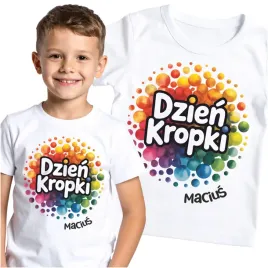 personalizowana-koszulka-dzien-kropki-do-szkoly-przedszkola-z-imieniem